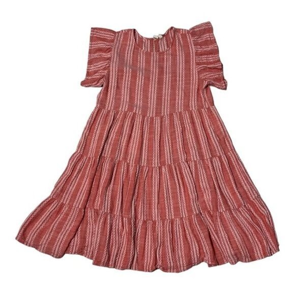 Elan Tiered Babydoll Dress Size M | Flowy Casual Boho Summer Dress - Picture 4 of 9